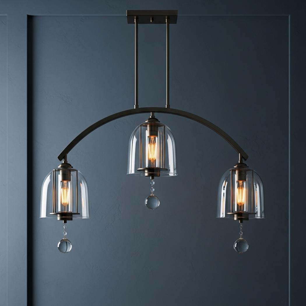 Modern luxury three lamps