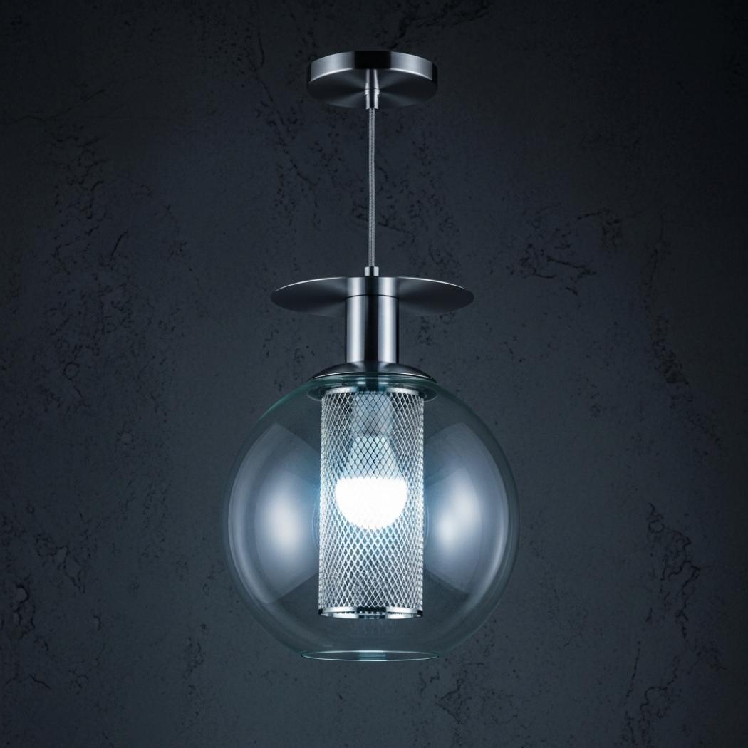 Glass cover pendant light